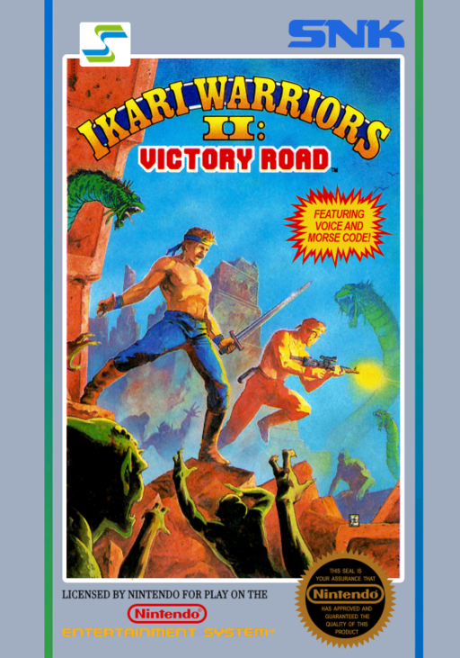 Ikari Warriors II - Victory Road (USA) box art
